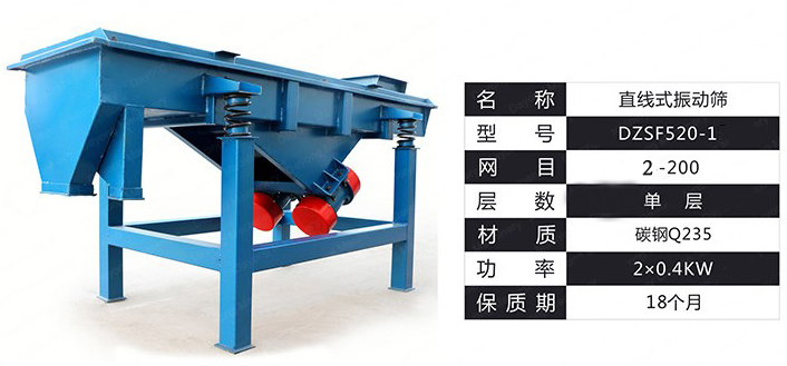 直線振動(dòng)篩層數(shù)、精度、功效的講析